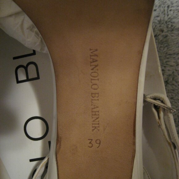 Manolo Blahnik Studded Strappy Heel Sandals - Picture 12 of 16